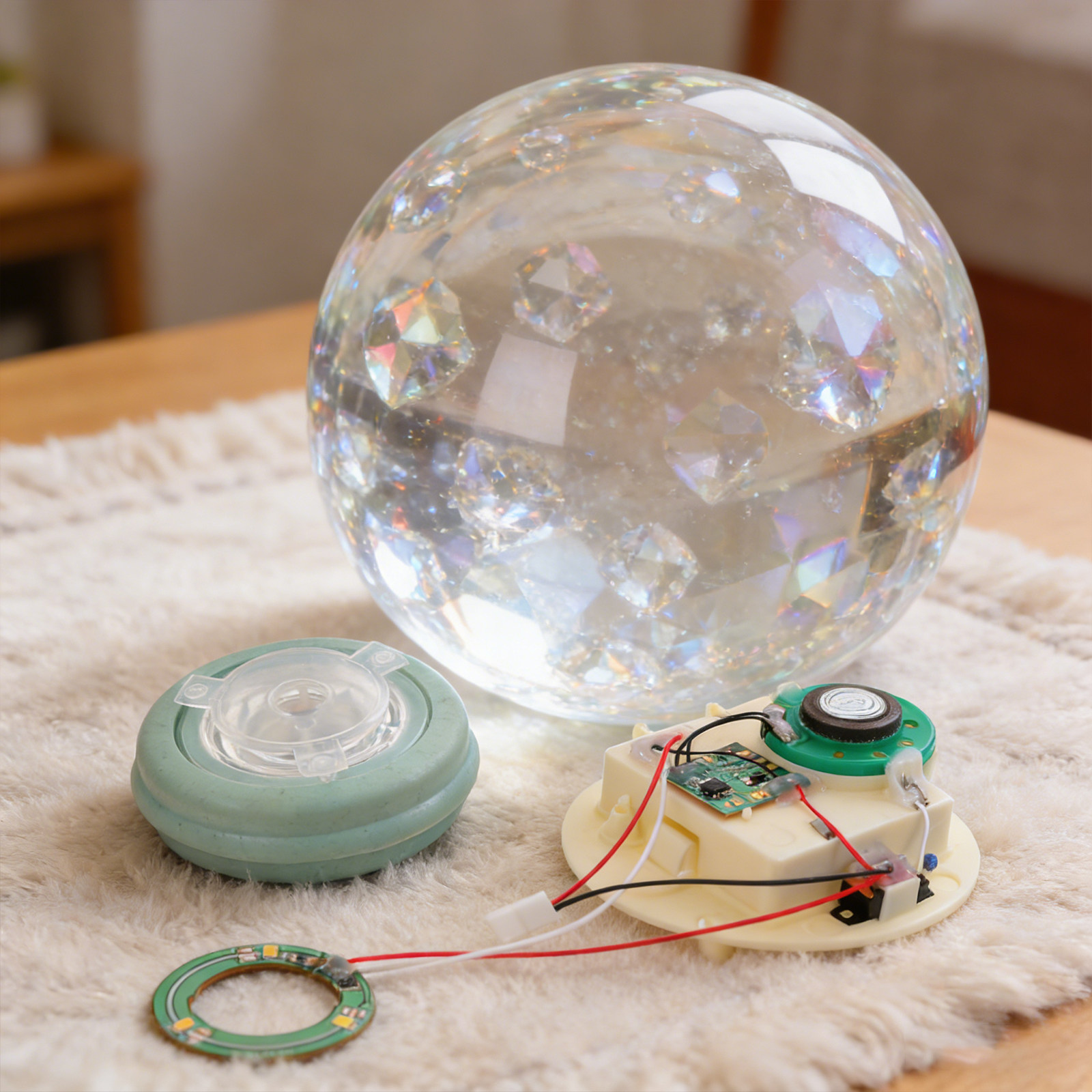 Snow Globe Movement with Music - đánh giá và giá Plastic Dome Clear