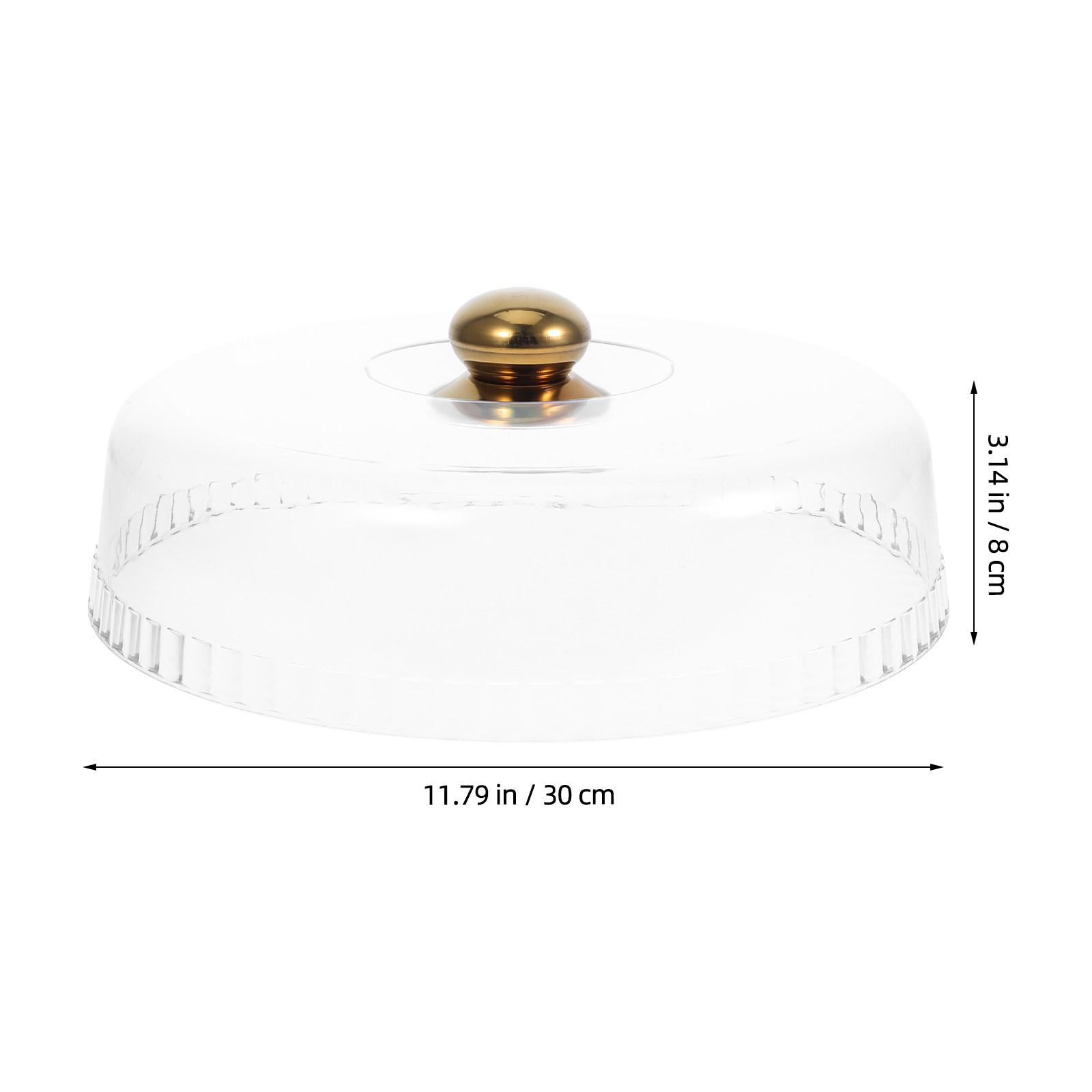 30Cm Round Clear Acrylic Cake  - đánh giá và giá Plastic Dome Clear