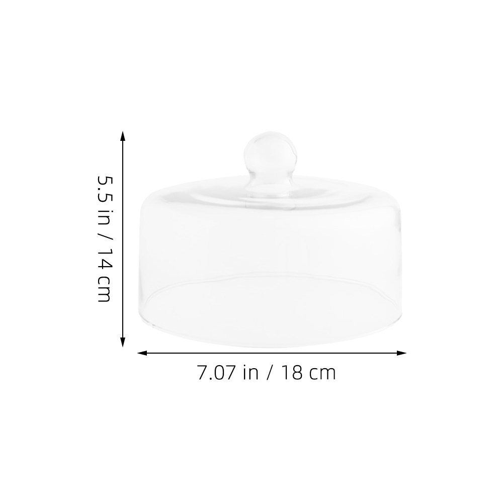 18Cm Clear Glass Cake Dome Cov - đánh giá và giá Plastic Dome Clear