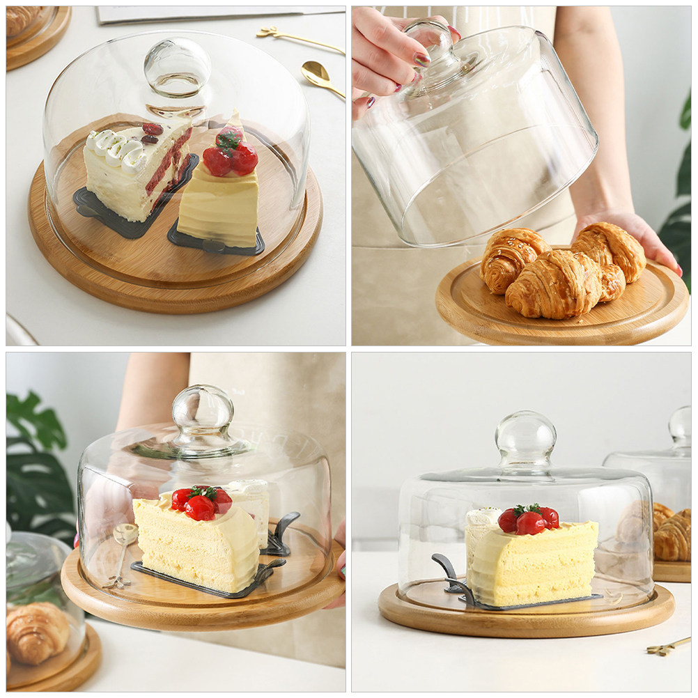 18Cm Glass Cake Dome Cover Cle - đánh giá và giá Plastic Dome Clear