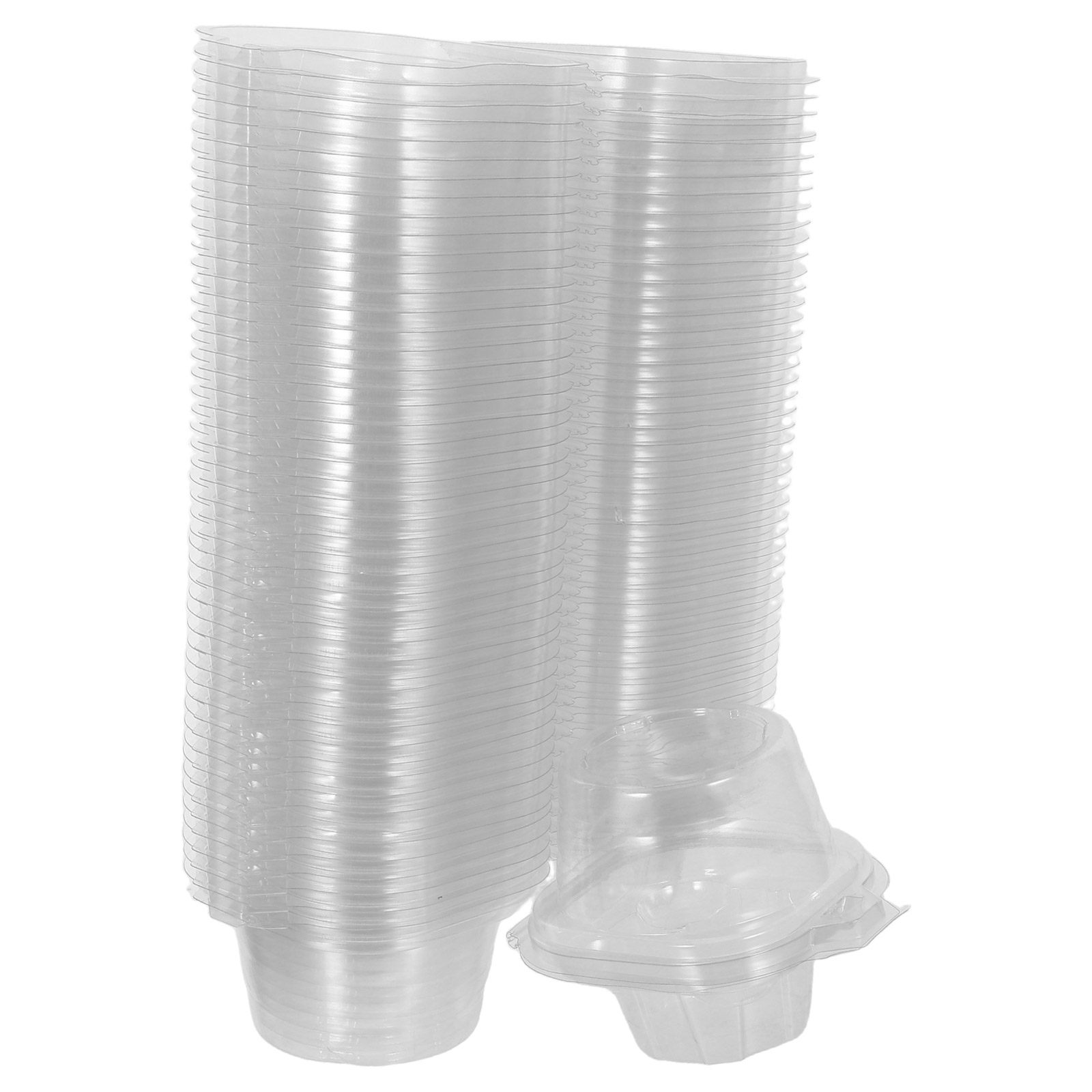 50Pcs Clear Cupcake Containers - đánh giá và giá Plastic Dome Clear