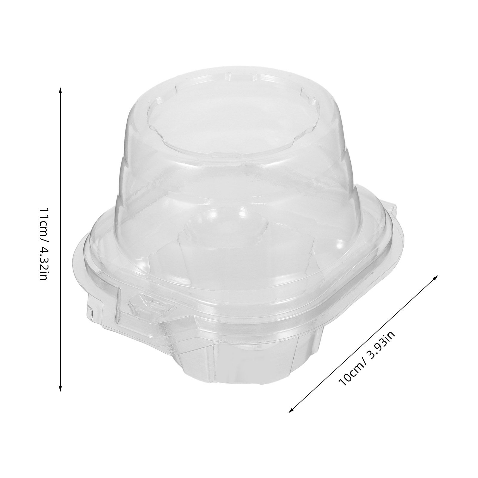 50Pcs Clear Cupcake Containers - đánh giá và giá Plastic Dome Clear